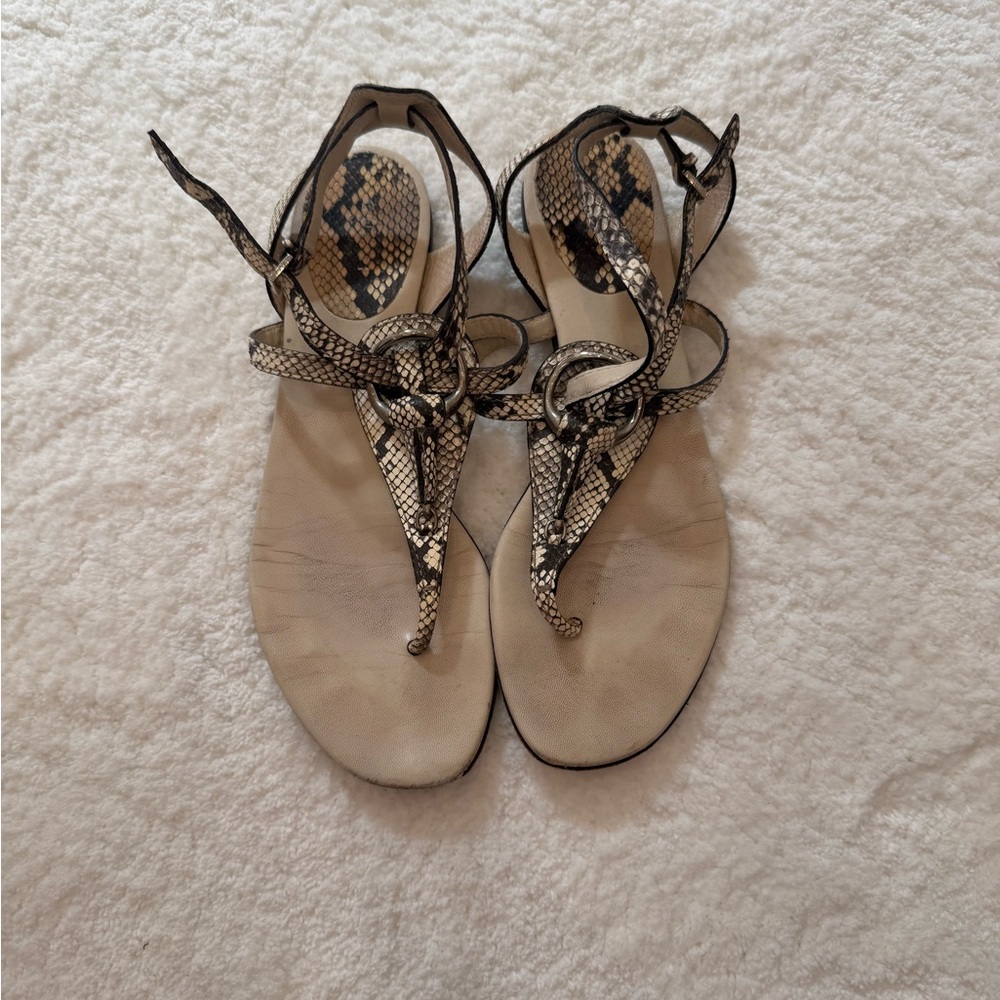 Gucci Snakeskin Pattern Sandals